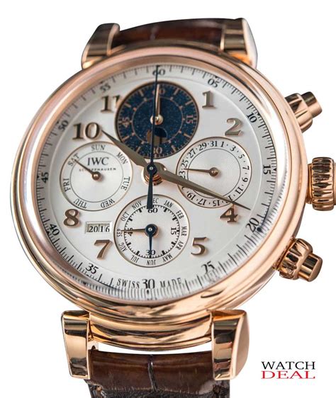 iwc davinci chronograph edition|iwc perpetual calendar chronograph.